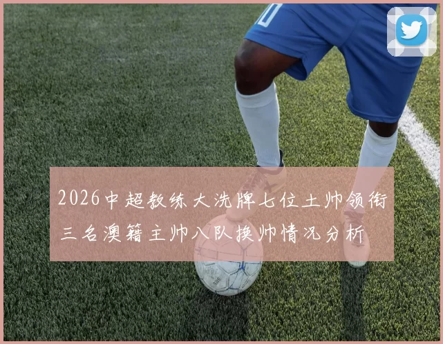 2026中超教练大洗牌七位土帅领衔三名澳籍主帅八队换帅情况分析